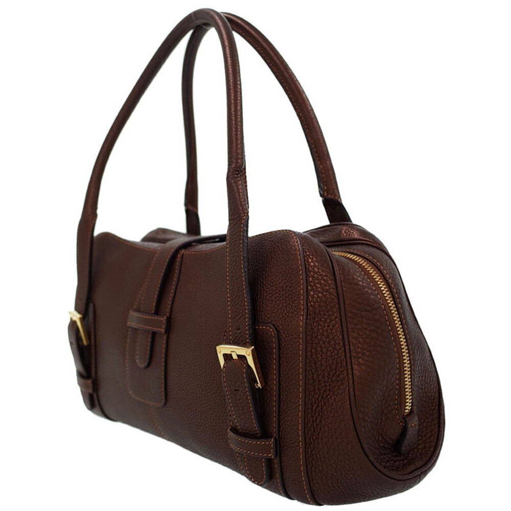Loewe Bag Leather Black Senda Handbag